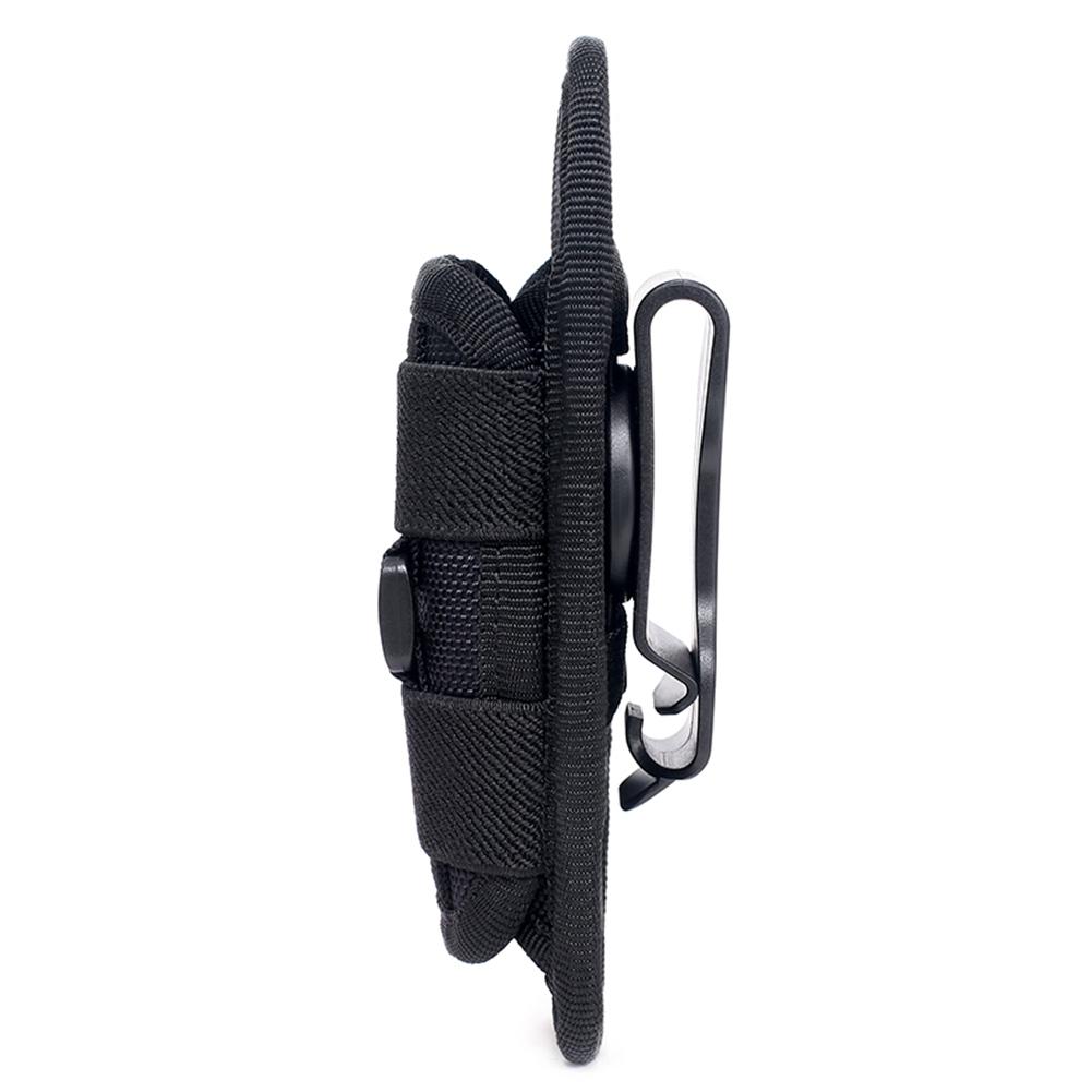 Edc Carry Case - ยุทธวิธีการล่าสัตว์กลางแจ้ง 360 องศา Rotatable ไฟฉายกระเป๋าไฟฉายสําหรับเข็มขัดไฟฉายแบบพกพาฝาครอบผู้ถือกระเป๋า