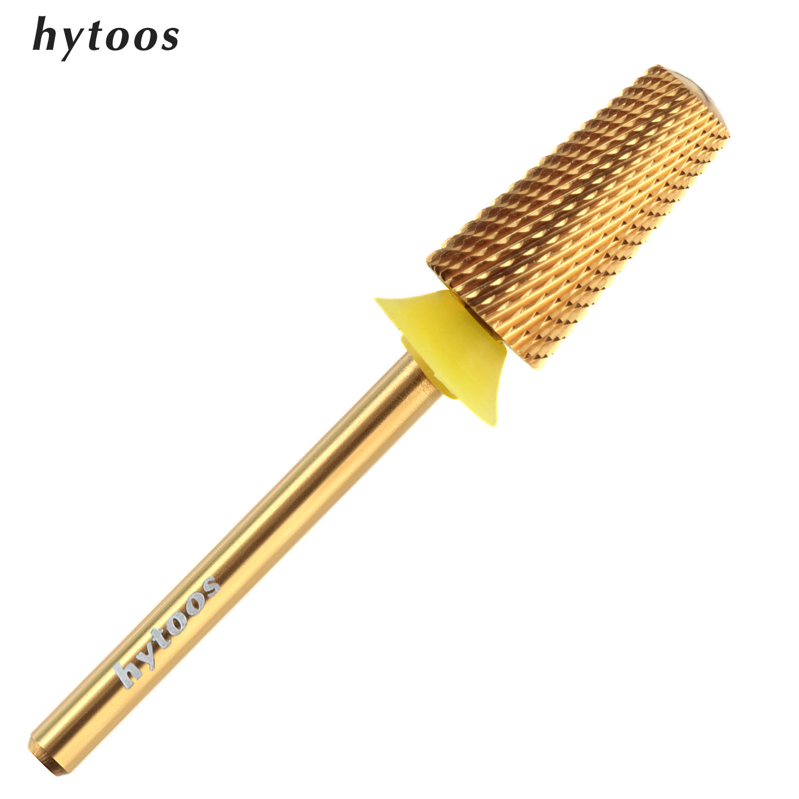 Nail File Titanium - Hytoos XF บิตต่อเล็บไทเทเนียมปลอดภัยเครื่องมืออุปกรณ์เล็บกำจัดหนังกำพร้าชนิดเจลนุ่มคาร์ไบด์ด้านบนเรียวที่กรอเล็บ