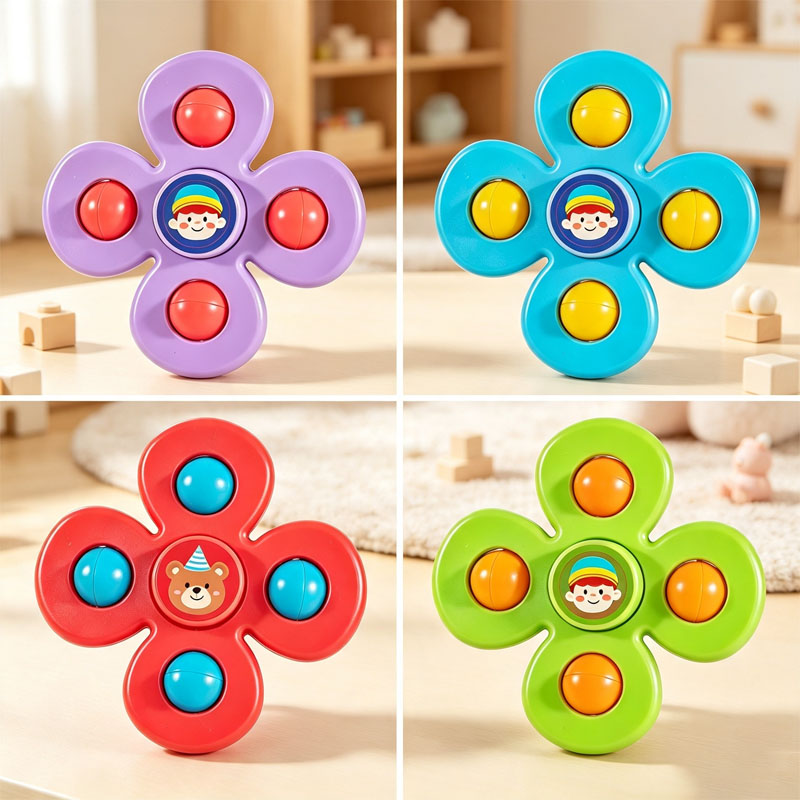 Fidget Spinner Bearing - ของเล่นฟิดเจ็ตสปินเนอร์สำหรับเด็กเล็ก ของเล่นเสริมพัฒนาการด้านการเคลื่อนไหว ของเล่นเสริมพัฒนาการสำหรับเด็กเล็ก รูปทรงดอกไม้น่ารักพร้อมลูกบอลเลื่อน ของขวัญสำหรับเด็ก