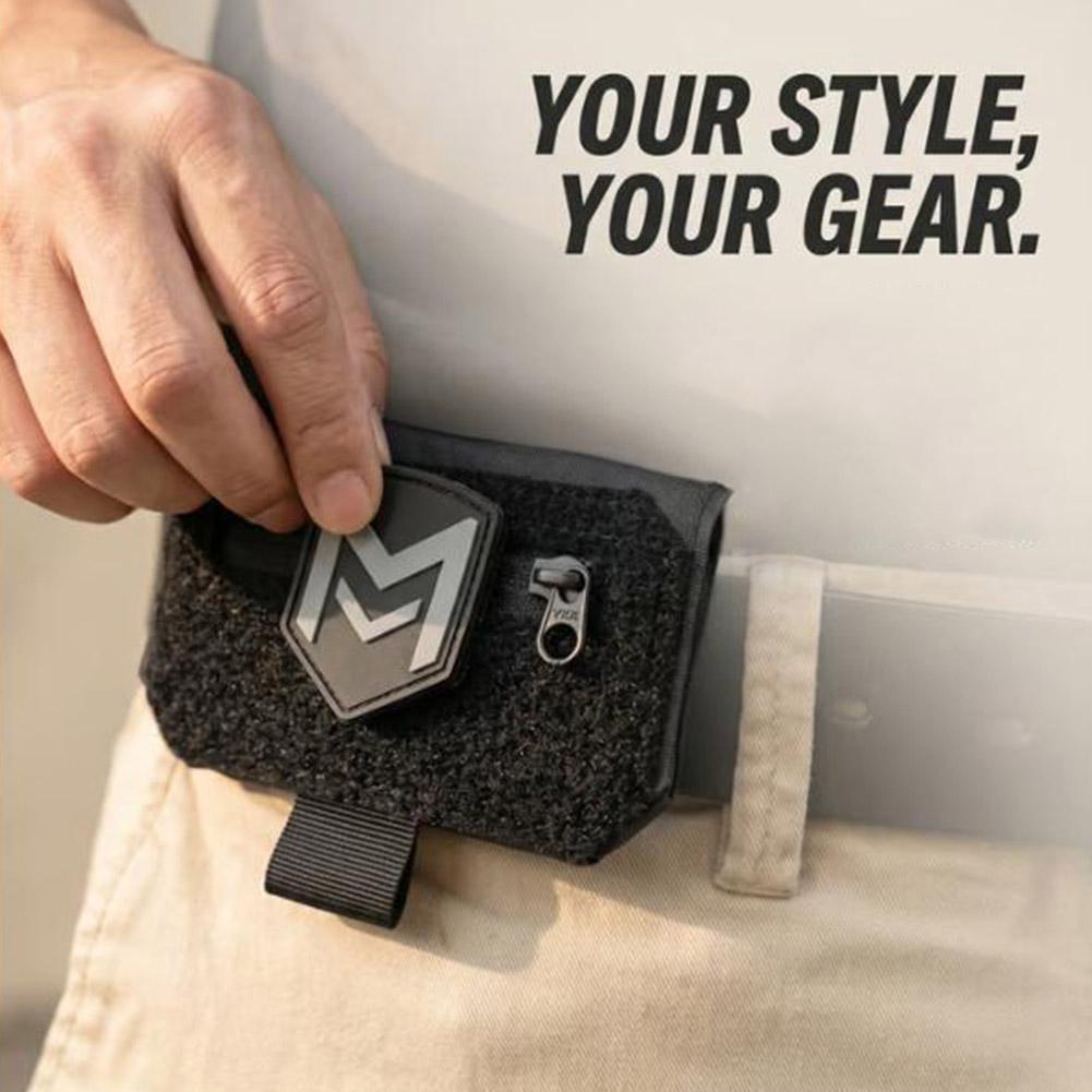 Edc Deep Carry - กระเป๋าคาดเอวสำหรับเดินทางแบบซ่อน, เข็มขัดกันขโมยสำหรับเงินสดและบัตร, กระเป๋าคาดเอว EDC ขนาดกะทัดรัด, กระเป๋าสตางค์ยุทธวิธีเพื่อความปลอดภัย