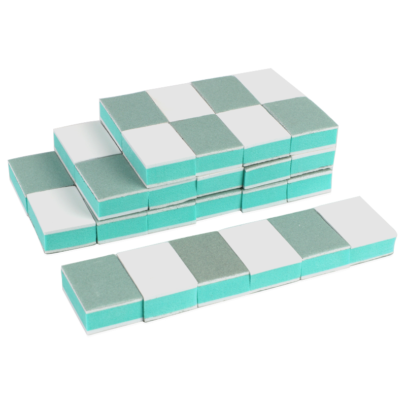 Nail File Titanium - บล็อกขัดเล็บขนาดเล็ก 50/100 ชิ้น ความหยาบ 1000/4000 กริต