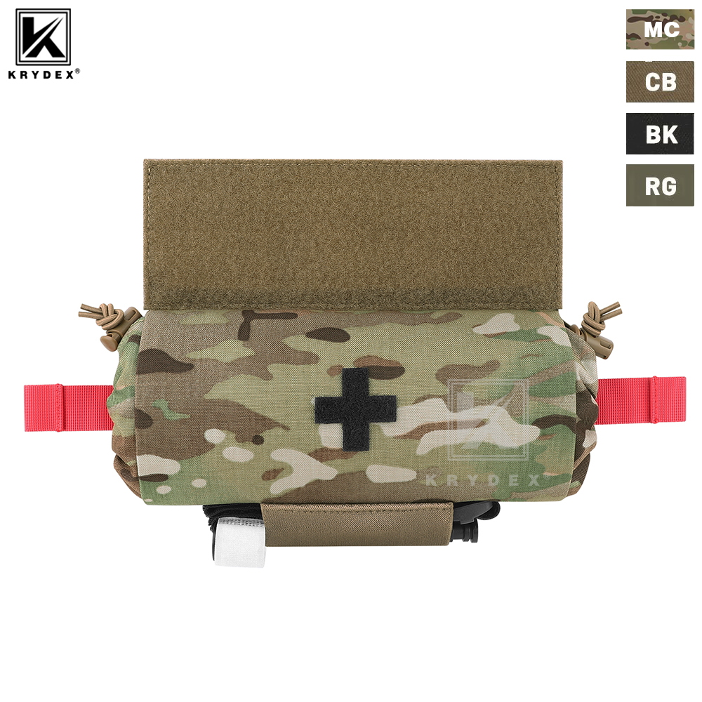 Edc Carry Case - KRYDEX ยุทธวิธี First AID การบาดเจ็บกระเป๋า Roll