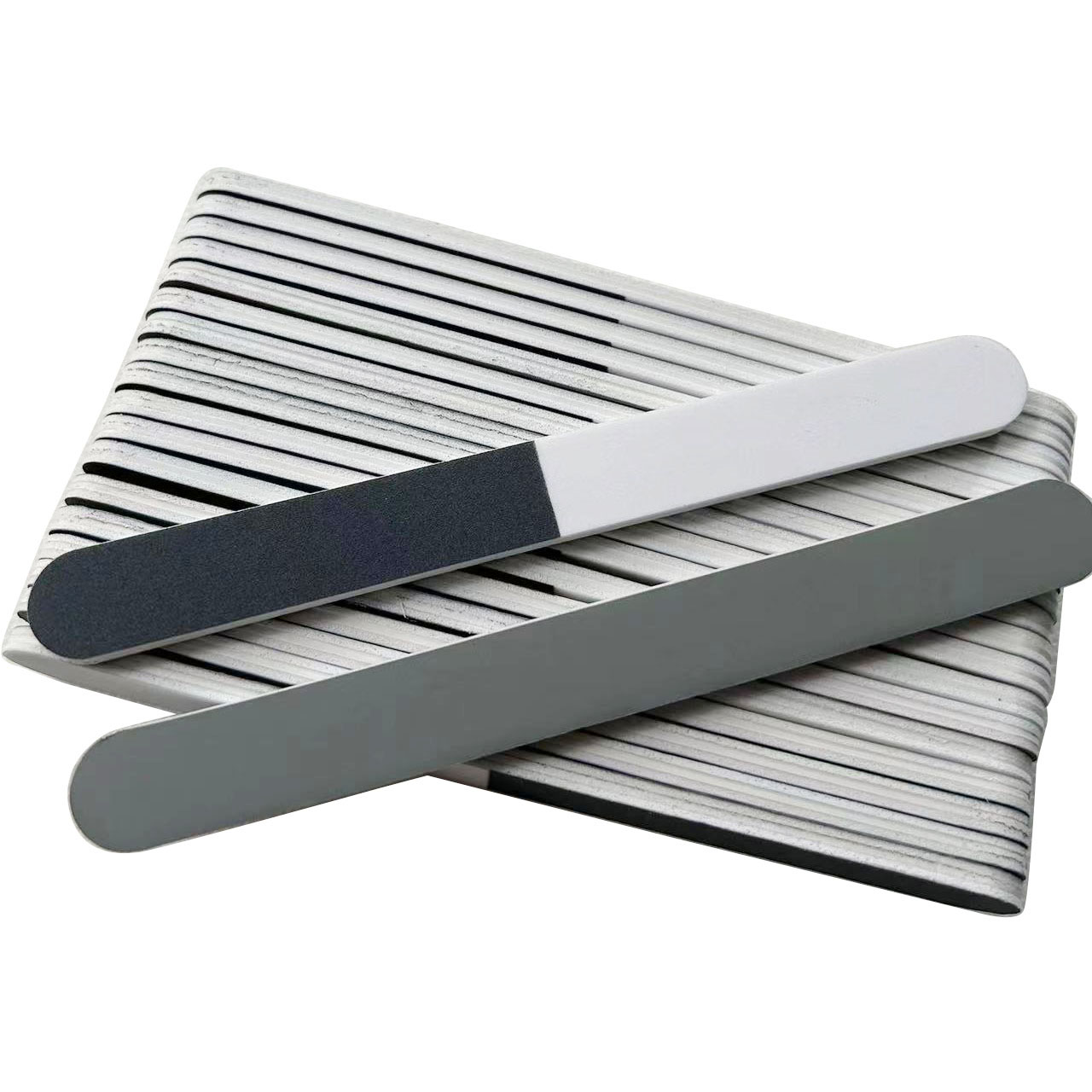 Nail File Titanium - 20 ชิ้น/ล็อต ตะไบขัดเล็บ 3 ขั้นตอน อุปกรณ์ทำเล็บ