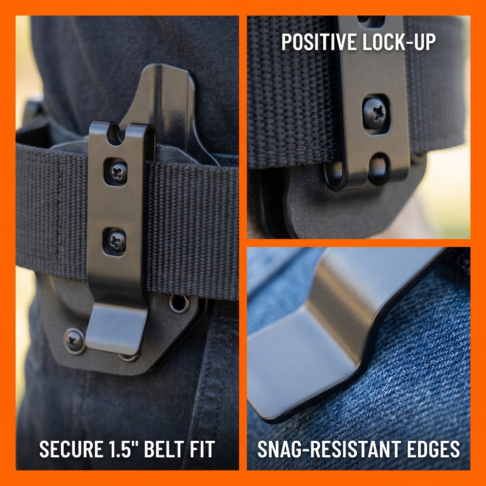 Edc Carry Accessories - ชุดสกรูสำรองสำหรับคลิปหนีบโลหะ คลิปหนีบด้านหลัง สำหรับทำปลอกมีด DIY คลิปหนีบเข็มขัด อุปกรณ์เสริมสำหรับพกพา