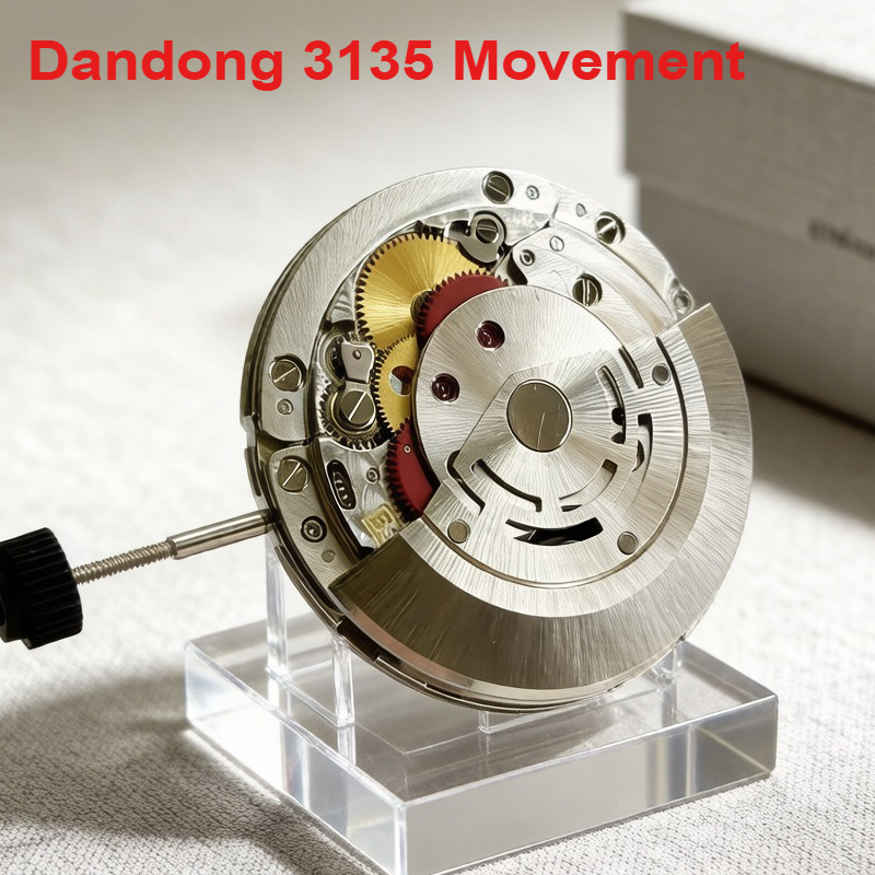 Watch Winder Compact - กลไกนาฬิกาอัตโนมัติ Dandong Super 3135 พร้อมล้อบาลานซ์สีน้ำเงิน VS