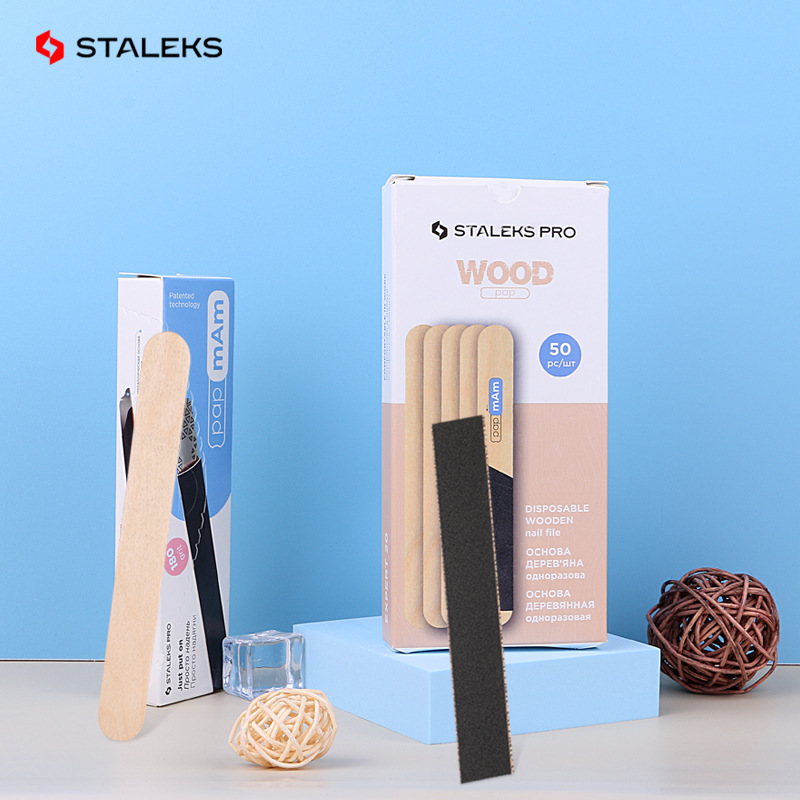 Nail File Titanium - Staleks ไม้ Stick Board เล็บแถบทิ้งคุณภาพสูงทำเล็บ Sanding