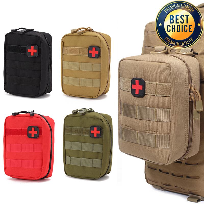 Edc Carry Case - กลางแจ้งยุทธวิธีมัลติฟังก์ชั่Waistpack MOLLEชุดฉุกเฉินทางการแพทย์แบบพกพาSurvival Kitอุปกรณ์เสริมกระเป๋าCamoการฝึกอบรมกระเป๋า
