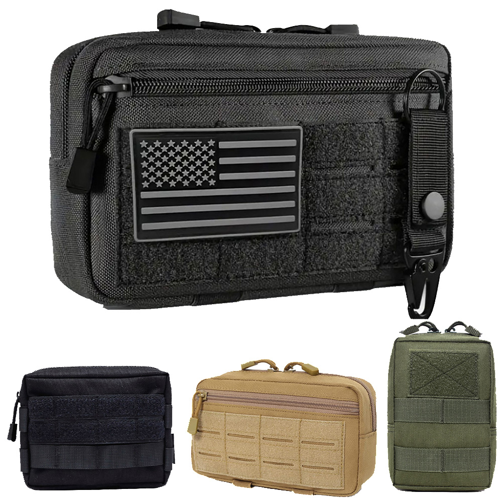 Edc Carry Accessories - กระเป๋าคาดเอว MOLLE Tactical EDC ขนาดกะทัดรัด กระเป๋าอเนกประสงค์