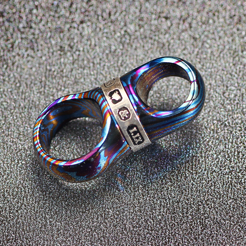 พวงกุญแจไทเทเนียม Timascus แบบ - Edc Carry All บทวิจารณ์และราคา