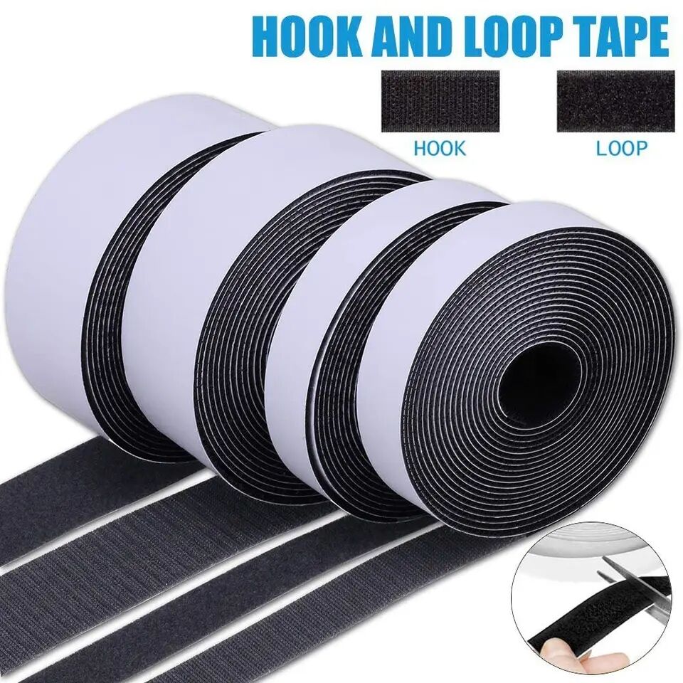 Selfกาวตะขอและห่วงเทป 1M 5M 25 - Gear Tie Reusable บทวิจารณ์และราคา