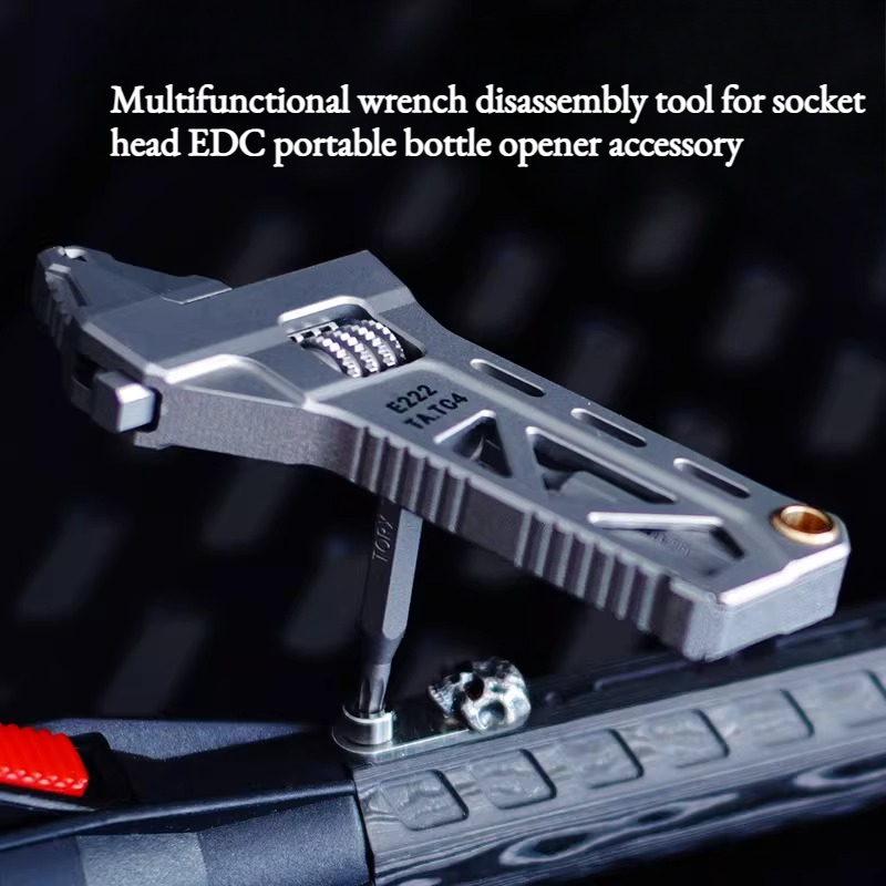 ประแจและคีมโลหะผสมไทเทเนียม TC - Edc Carry All บทวิจารณ์และราคา