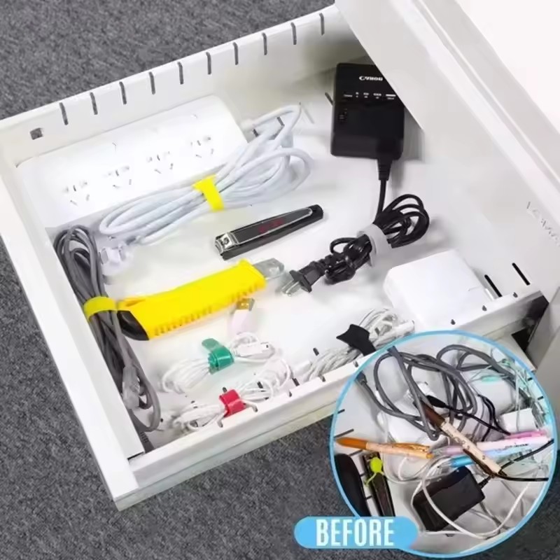 10/30/50 ชิ้น สายรัดสายเคเบิลอ - Gear Tie Reusable บทวิจารณ์และราคา