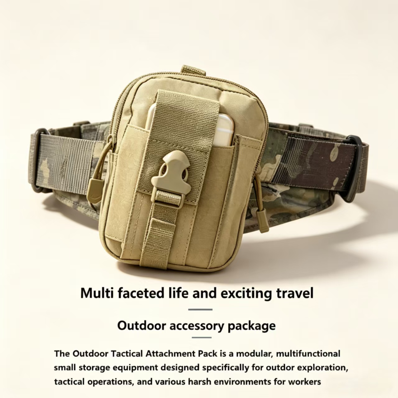 กระเป๋าคาดเอวแบบยุทธวิธี MOLLE - Edc Concealed Carry Belt บทวิจารณ์และราคา