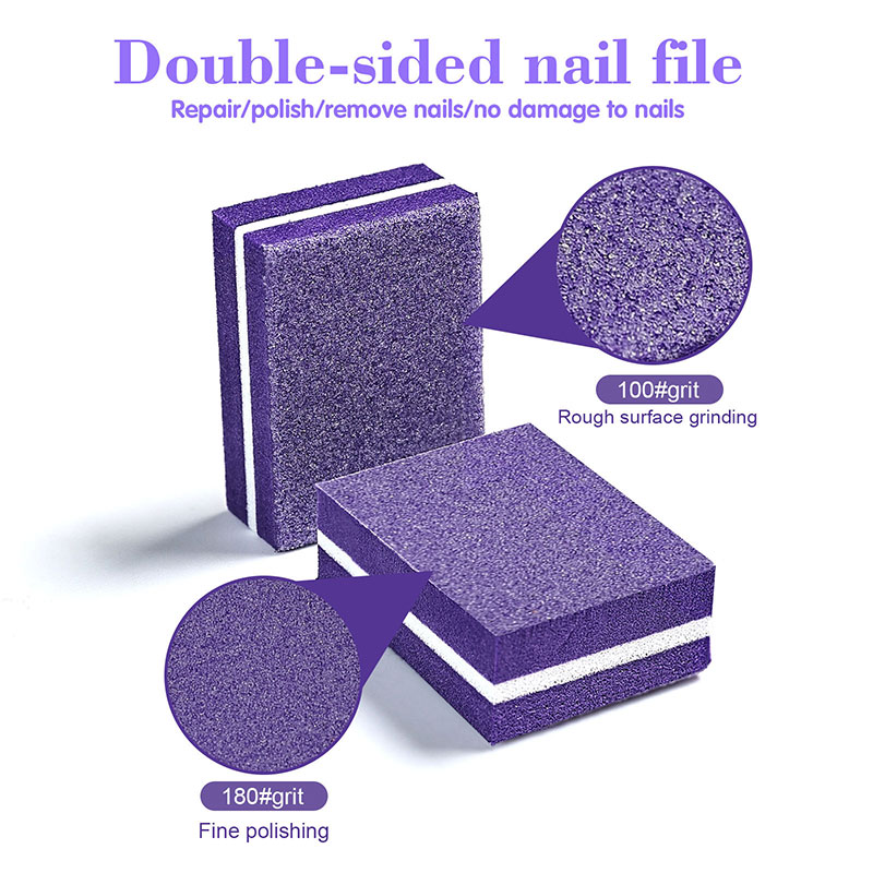 10/50pcs MINI Nails Art บัฟเฟอ - Nail File Titanium บทวิจารณ์และราคา