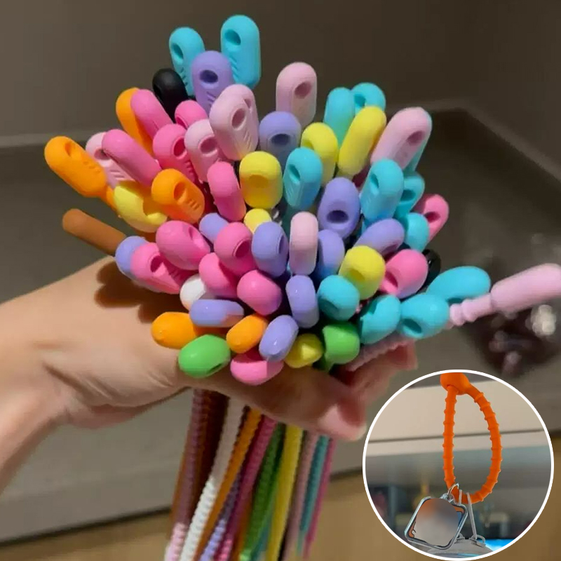 สายรัดซิลิโคนแบบใช้ซ้ำได้ 200  - Gear Tie Reusable บทวิจารณ์และราคา