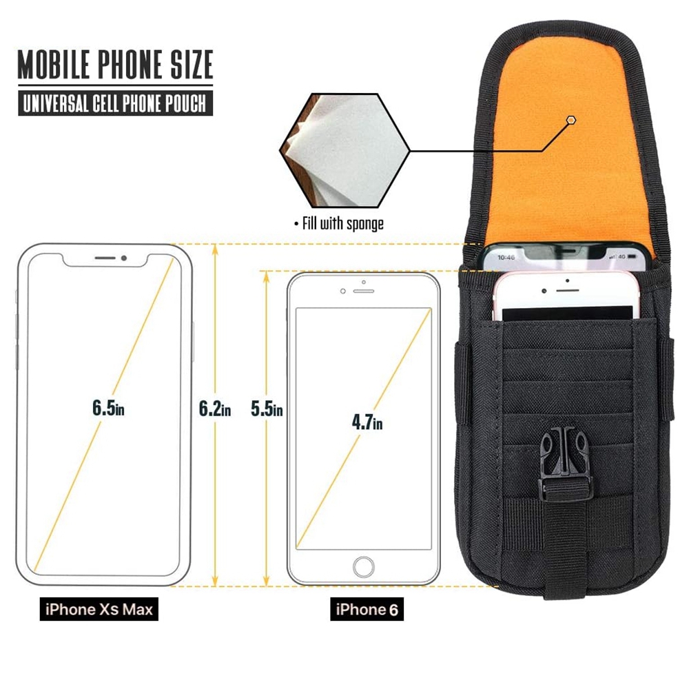 กระเป๋าใส่โทรศัพท์แบบยุทธวิธี  - Edc Concealed Carry Belt บทวิจารณ์และราคา