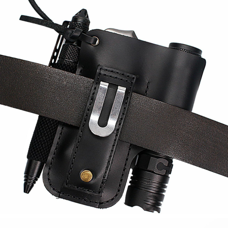 ซองใส่ไฟฉายหนัง EDC อเนกประสงค - Edc Concealed Carry Belt บทวิจารณ์และราคา