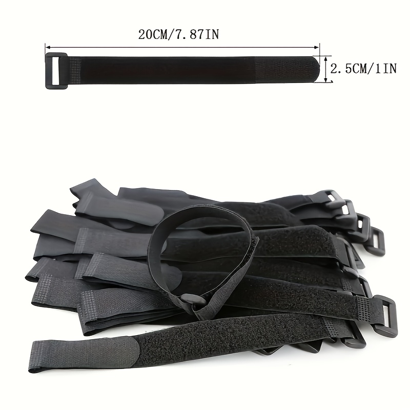 25/50 ชิ้นสายรัดตะขอและห่วงแบบ - Gear Tie Reusable บทวิจารณ์และราคา
