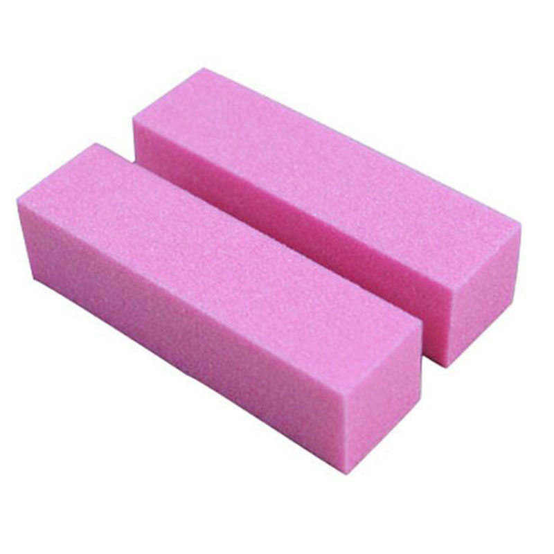 2Pcsทนทานฟองน้ำเล็บแฟ้มบัฟเฟอร - Nail File Titanium บทวิจารณ์และราคา