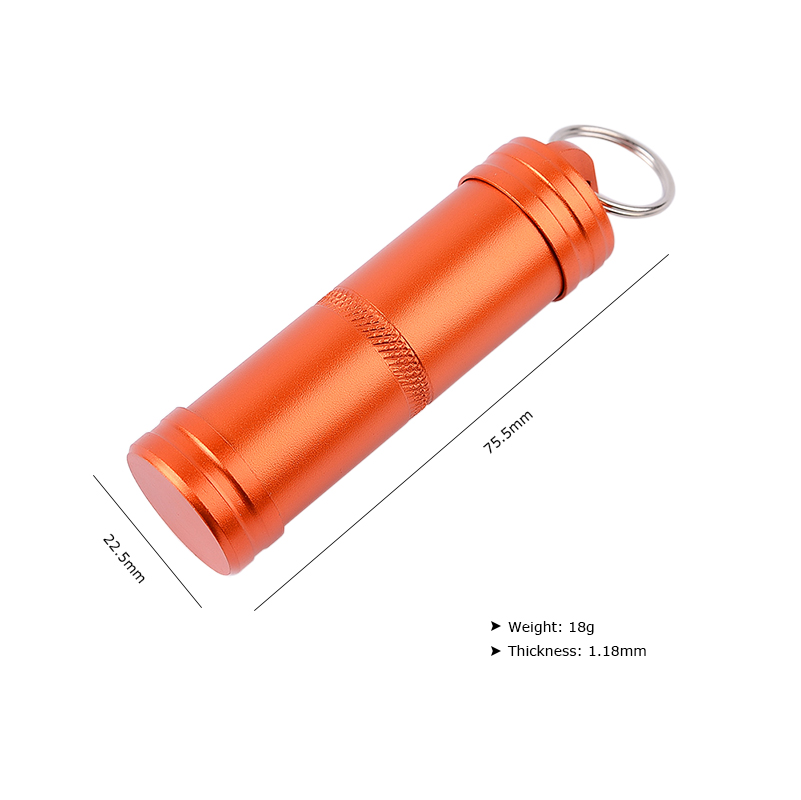กันน้ำ Airtight Watertight กล่ - Pill Fob Capsule บทวิจารณ์และราคา