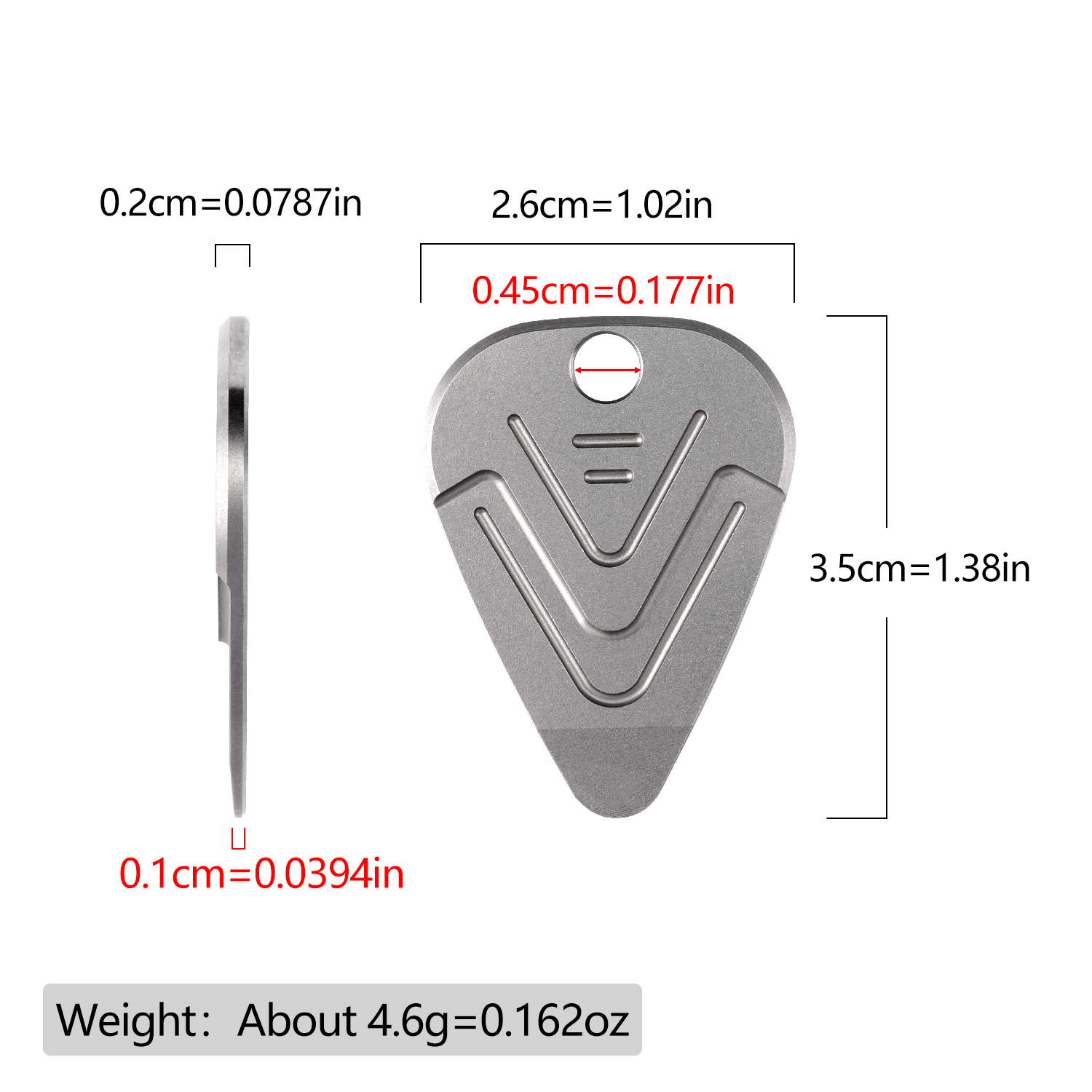 เครื่องมืองัดแบบพกพาทำจากไทเทเ - Edc Carry Accessories บทวิจารณ์และราคา