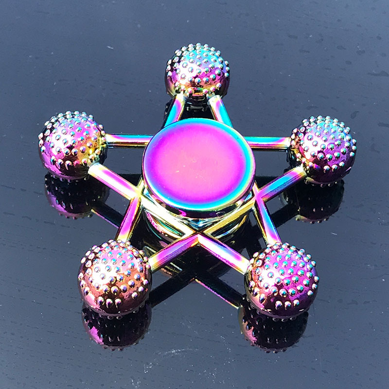 Rainbow Fidget Metal Spinner ส - Fidget Spinner Bearing บทวิจารณ์และราคา