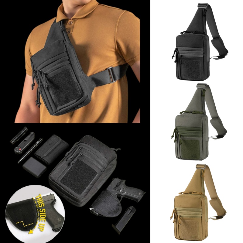 กระเป๋าสะพายข้างแบบล่าสัตว์ |  - Edc Carry All บทวิจารณ์และราคา