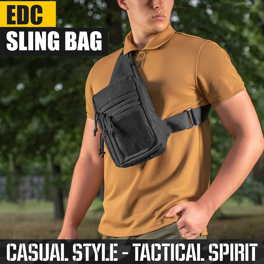 กระเป๋าสะพายข้างแบบล่าสัตว์ |  - Edc Carry All บทวิจารณ์และราคา