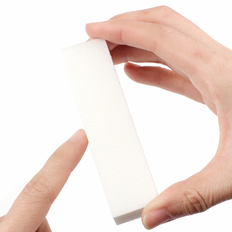 บล็อกฟองน้ำขัดเล็บสีขาว 2/8/10 - Nail File Titanium บทวิจารณ์และราคา