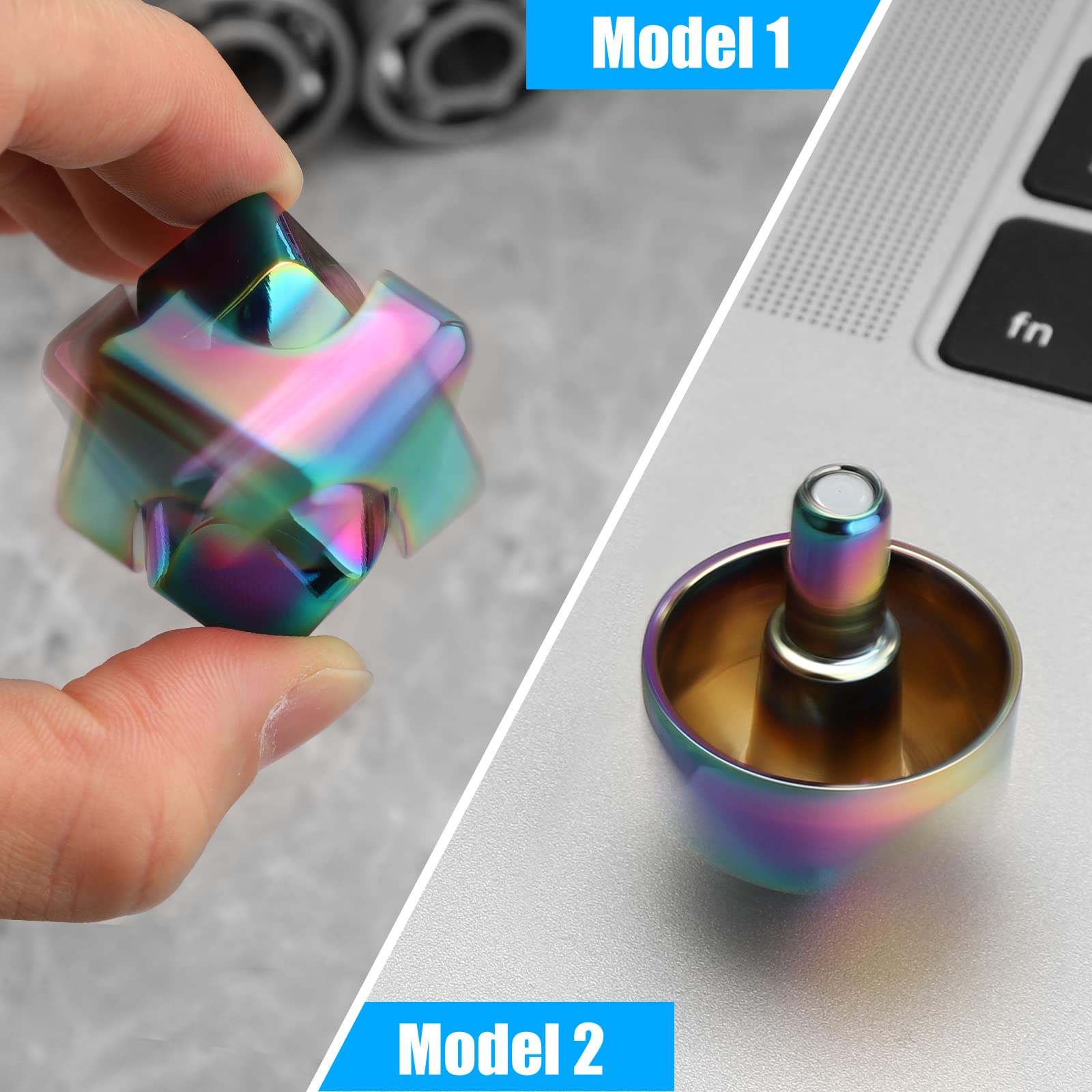โลหะ Cube หมุนปลายนิ้ว Gyrosco - Fidget Spinner Bearing บทวิจารณ์และราคา