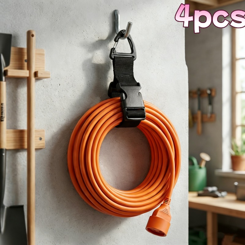 สายรัดสายยางปรับได้ 4 ชิ้น, สา - Gear Tie Reusable บทวิจารณ์และราคา