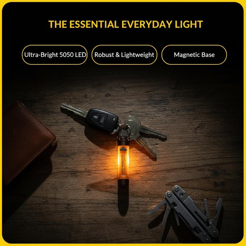 ไฟฉาย LED แบบชาร์จไฟได้ 5050 พ - Edc Carry All บทวิจารณ์และราคา