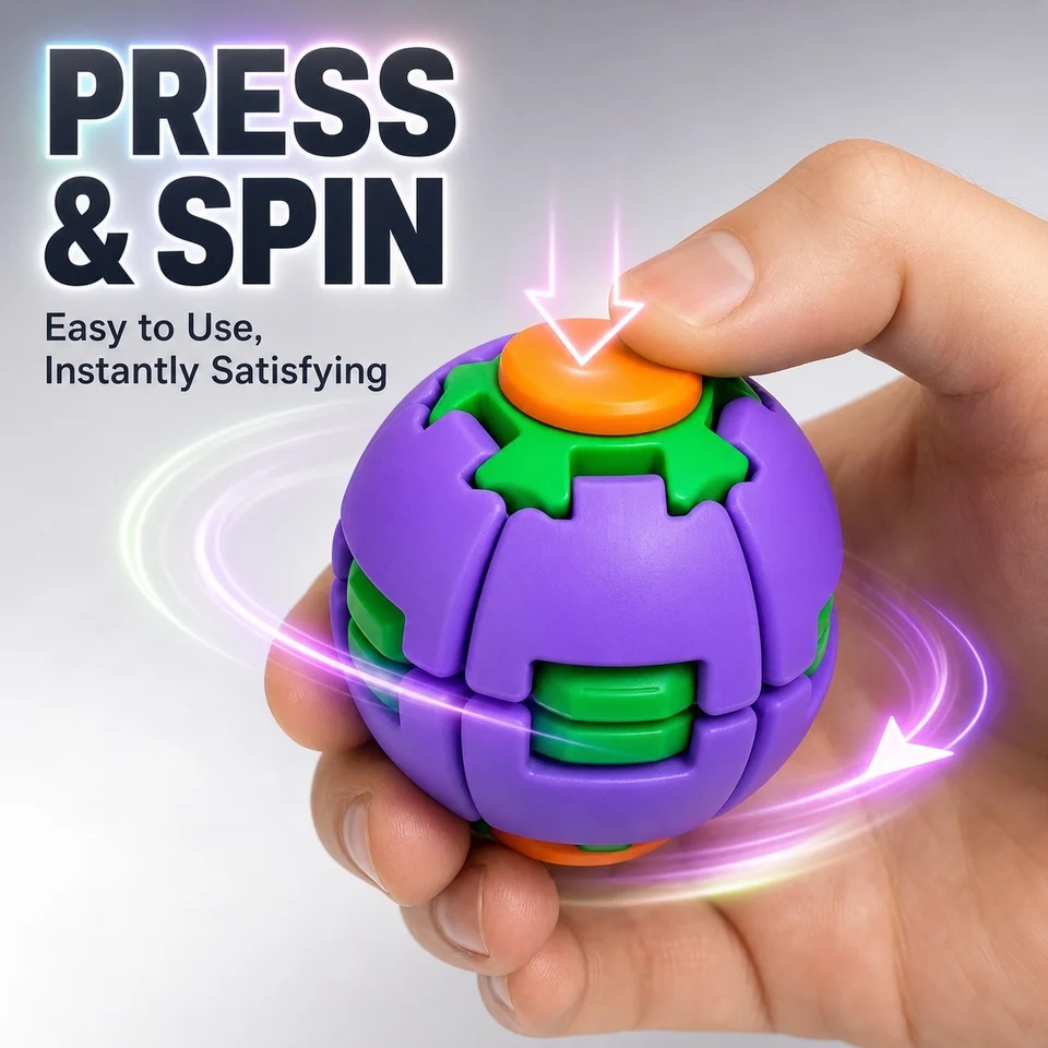 ของเล่นบีบหมุนคลายเครียดแบบพกพ - Fidget Spinner Bearing บทวิจารณ์และราคา