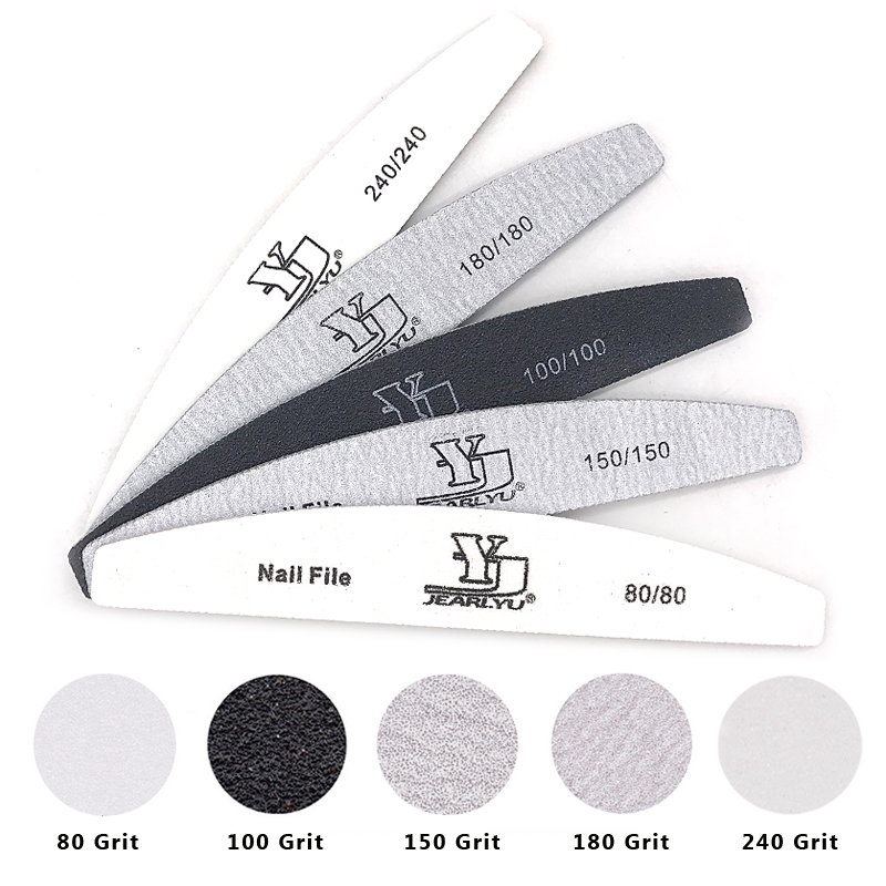 ชุดตะไบเล็บ5ชิ้น/ล็อตขนาด80/10 - Nail File Titanium บทวิจารณ์และราคา