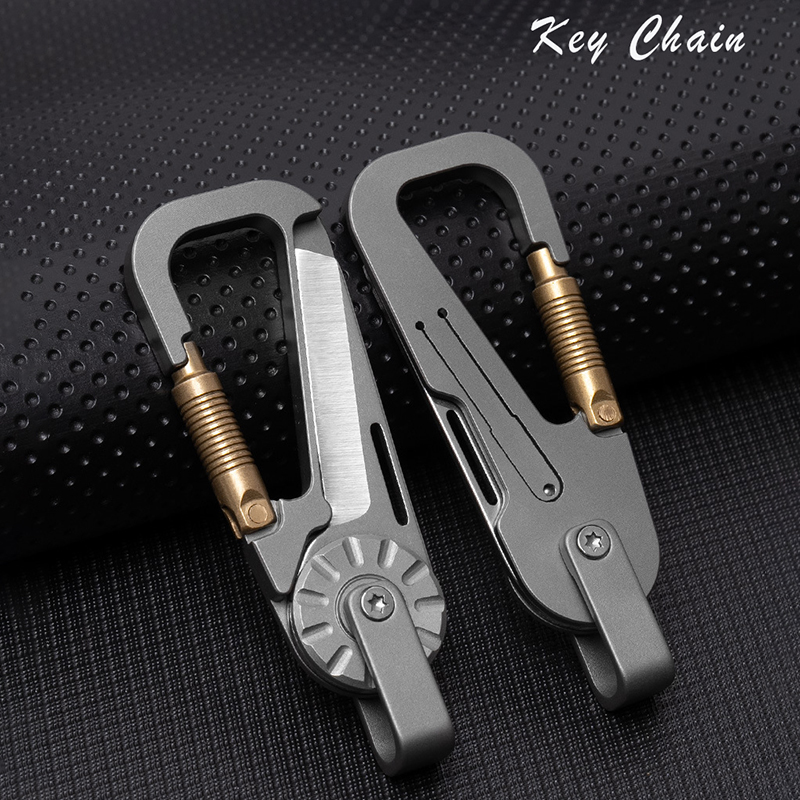 พวงกุญแจ EDC โลหะผสมไทเทเนียมพ - Edc Carry All บทวิจารณ์และราคา