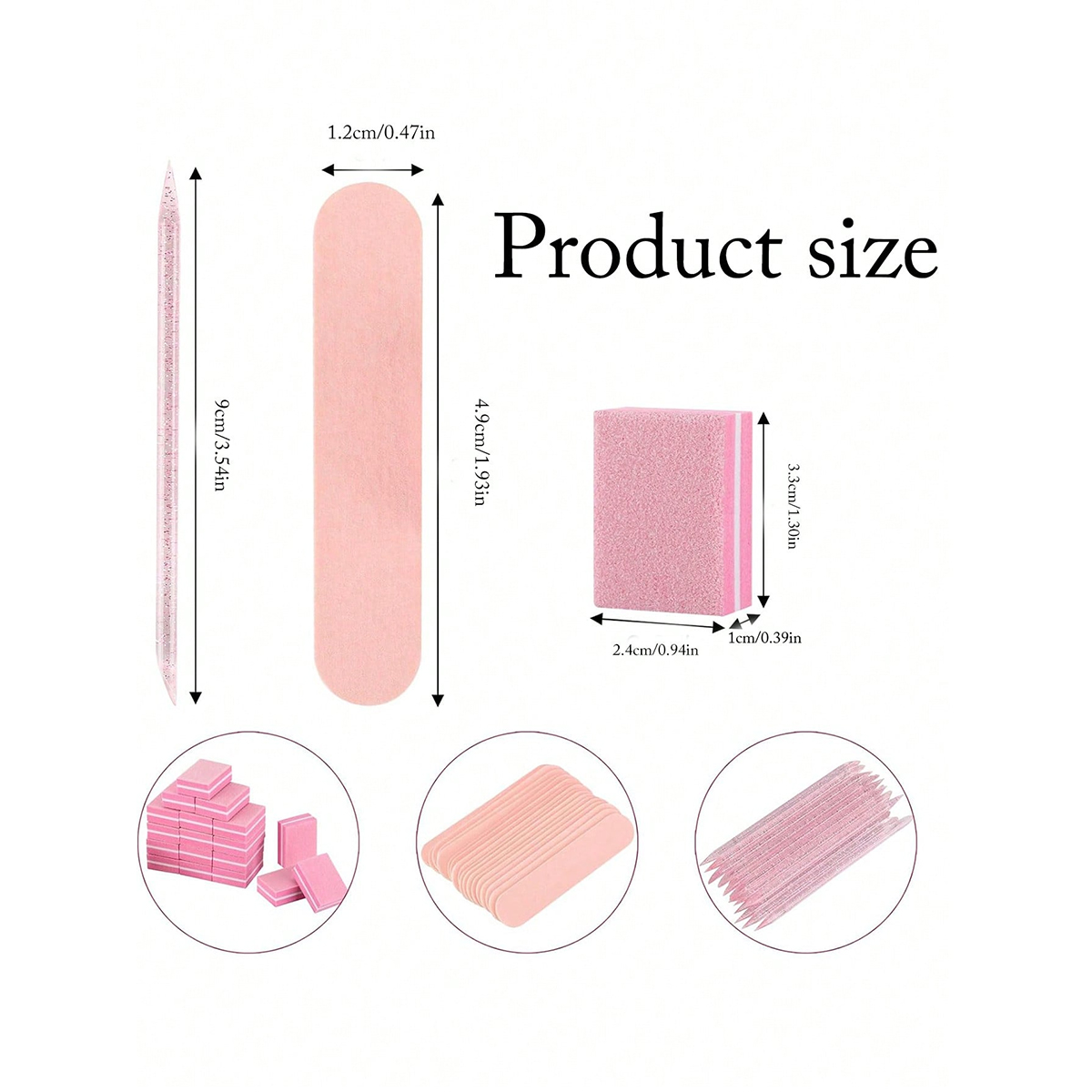 ชุดทำเล็บ, บรรจุภัณฑ์แยกชิ้น 3 - Nail File Titanium บทวิจารณ์และราคา