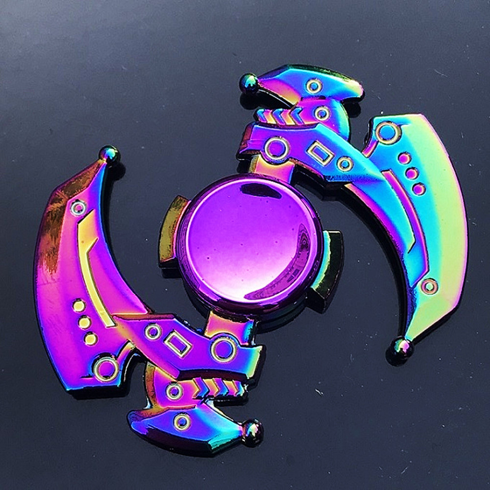 ใหม่โลหะผสมสังกะสีที่มีสีสัน F - Fidget Spinner Bearing บทวิจารณ์และราคา