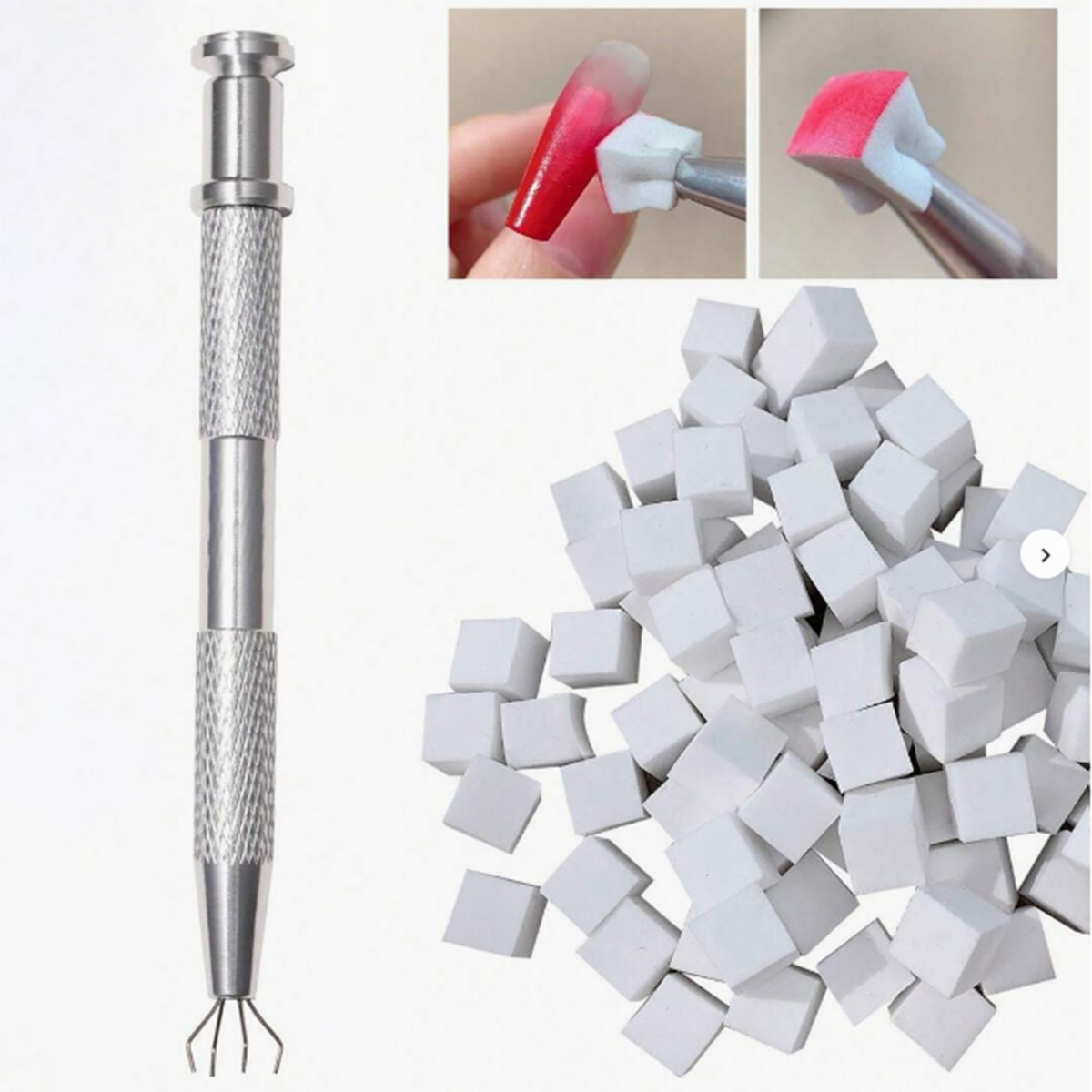 1 ชุด 100 ชิ้น อุปกรณ์ดูแลเล็บ - Nail File Titanium บทวิจารณ์และราคา