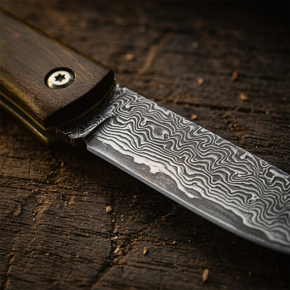 มีดพับดามัสกัสขนาดกะทัดรัดสำหร - Edc Fixed Blade Deep Carry บทวิจารณ์และราคา