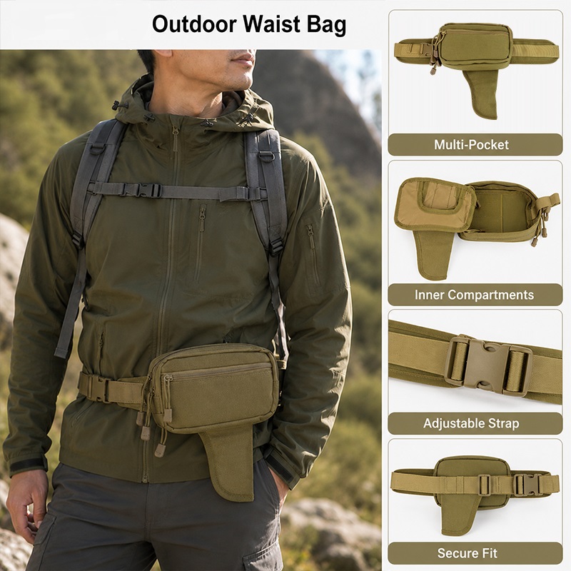 กระเป๋าคาดเอวอเนกประสงค์ ไนลอน - Edc Concealed Carry Belt บทวิจารณ์และราคา