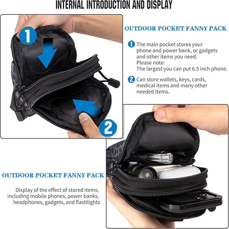 Universal EDC ยุทธวิธี Molle ก - Edc Able Carry บทวิจารณ์และราคา